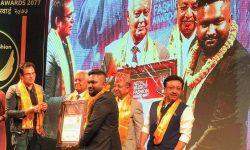 युहान इन्टरनेसनल इभेन्ट्सका सानु खान सम्मानीत