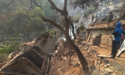 कालीकोटको खोली बजारमा आगलागी, ६ घर जलेर नष्ट