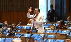 संसद्‌भित्र बहस गर्न प्रधानमन्त्रीलाई गगन थापाको चुनौती