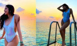 माल्दिभ्समा के गरिन् जाह्‍वी कपुरले ?