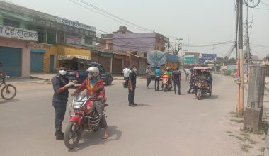 कैलालीमा निषेधाज्ञा उल्लंघन गर्ने साढे ७ सयभन्दा बढी सवारीसाधन कारबाहीमा