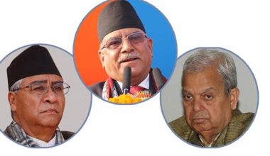 देउवा निवासमा तीन दलको बैठक सुरु