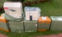 ज्योत्सना साउदद्वारा ४ थान अक्सिजन कन्सन्ट्रेटरसहितका स्वास्थ्य सामग्री सहयोग