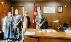 उपप्रधानमन्त्री पोखरेल र महावीर पुनबीच भेट