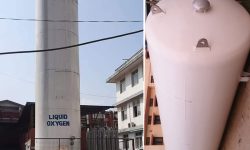 भेरी अस्पतालमा अक्सिजन ट्यांक जडान