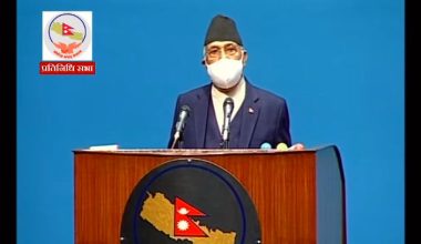 कोरोनाविरुद्ध सफलता हासिल गर्ने प्रधानमन्त्रीको सङ्कल्प