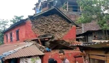 भूकम्पले लमजुुङमा ४ घाइते, एक दर्जन घरमा क्षति