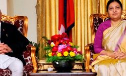 राष्ट्रपति भण्डारी र प्रधानमन्त्री ओलीबीच भेटवार्ता