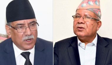 प्रचण्ड र नेपालबीच भेटवार्ता