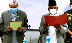 लुम्बिनी प्रदेशका मुख्यमन्त्री पोखरेलले लिए शपथ