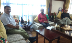 कांग्रेसको १४औं महाधिवेशनलगायतका विषयमा तीन नेताबीच छलफल