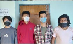 चोरीको स्कुटर प्रयोग गरी मोबाइल लुट्ने चारजना पक्राउ