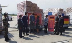 जर्मन सरकारले नेपाललाई पठाएको स्वास्थ्य सामग्री आइपुग्याे