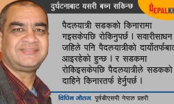 ‘काठमाडौंका जेब्राक्रस छैनन् सुरक्षित, सडकमा हतार गर्नुहुँदैन’