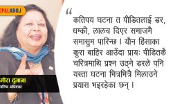 ‘यौनहिंसाका घटनामा पीडितले बयान फेर्दा न्याय दिलाउन गाह्रो भइरहेको छ’
