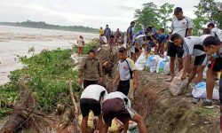 सेनाद्वारा बाढीपीडितको खोज, उद्धार तथा राहत जारी