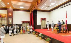 नवनियुक्त ७ मन्त्री र १ राज्यमन्त्रीले पद तथा गोपनीयताको शपथ लिए