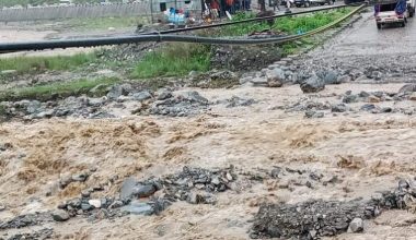 अविरल वर्षाका कारण बीपी राजमार्ग अवरुद्ध