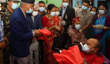 प्रधानमन्त्रीद्वारा खोप अभियानकाे सुरूवात