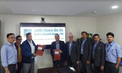 ज्योति विकास बैंक र नेपाल फर्निचर तथा फर्निसिङ्ग उद्यमी महासंघबीच सम्झौता
