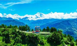 म्याग्दीको भ्यू टावर र अन्नपूर्ण हिमश्रृङ्खलाको मनोरम दृश्य !