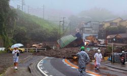 जापानमा भारी वर्षा : पहिराेमा परेर २० जना बेपत्ता, दुई जनाको शव फेला