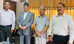 कोटेश्वरस्थित नेपाल निवासमा प्रचण्ड विप्लव र नेपालबीच भेटवार्ता