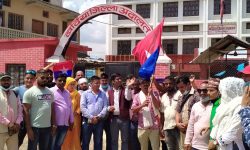 युवा संघ नेपालले सरकारको पक्षमा देशव्यापी सडक आन्दोलन गर्दै