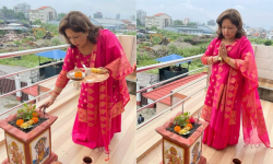 प्रधानमन्त्री पत्नी आरजुको ‘तुलसी रोपण’