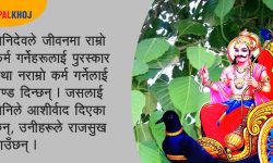 शनिबार के गर्ने, के नगर्ने !