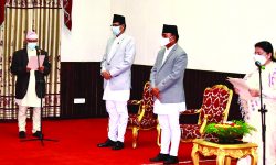 गण्डकी र लुम्बिनी प्रदेश प्रमुखद्वारा शपथ ग्रहण (फोटो फिचर)