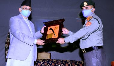 उच्च मनोबल साथ परिचालित हुन एपीएफलाई गृहमन्त्रीको निर्देशन (तस्बिरसहित)