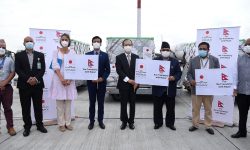 जापानबाट ५ लाख मात्रा खोप आइपुग्यो (फोटो फिचर)