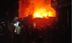 बेनीमा आगलागी हुँदा दुई पसलमा क्षति