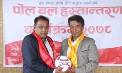 भारतीय युथ स्पोर्ट्स काउन्सिलद्वारा पोल बल हस्तान्तरण