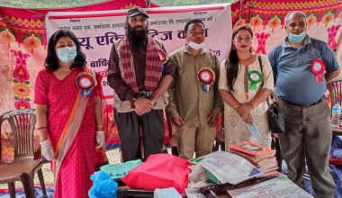 कर्माचार्यले गरे १६७औं पटक रक्तदान