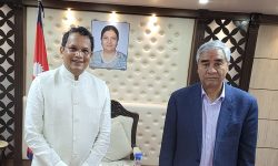 प्रधानमन्त्री देउवा र भाजपाका विदेश विभाग प्रमुखबीच भेटवार्ता