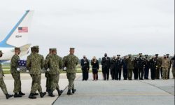 सेनाको शव लिन अमेरिकी राष्ट्रपति विमानस्थलमा