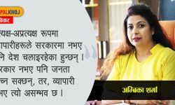 व्यापारीले देश चलाउन किन हुँदैन ?