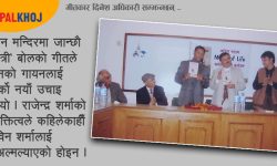 कवि एवं गीतकार दिनेश अधिकारीकाे एल्बमबाट