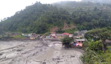 मेलम्चीमा पुनः बाढी, रेडियो मेलम्चीको भवन ढल्यो