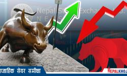 साताको तीन दिन मात्रै सेयर कारोबार, नेप्से ४९.०७ अंकले गिरावट