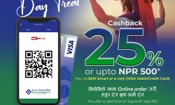 बैंक अफ काठमाण्डूको नगद फिर्ता योजना