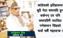 कांग्रेस सभापतिमा पराजित गणेशमानकै चर्चा (भिडियो रिपोर्ट)