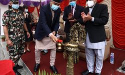 प्रधानमन्त्रीद्वारा नमूना मच्छिन्द्र माध्यमिक विद्यालय भवन उद्घाटन (फाेटाे फिचर)