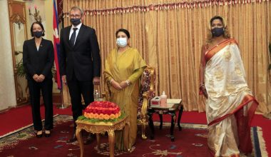४ देशका राजदूतले बुझाए राष्ट्रपति समक्ष ओहोदाको प्रमाण पत्र (फोटो फिचर)
