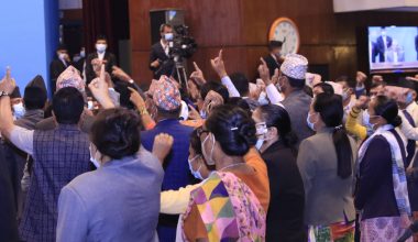 प्रतिनिधिसभा एमालेको अवरोध कायमै, २९ गतेसम्मका लागि बैठक स्थगित (फाेटाे फिचर)