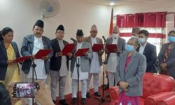 वाग्मतीका ६ मन्त्री र ४ राज्यमन्त्रीले लिए शपथ