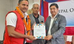 नेपाल ओलम्पियन्स संघको अध्यक्षमा दीपक विष्ट निर्वाचित