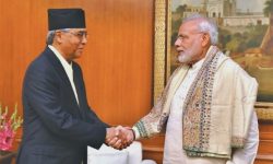 प्रधानमन्त्री देउवाले दिए मोदीलाई शुभकामना